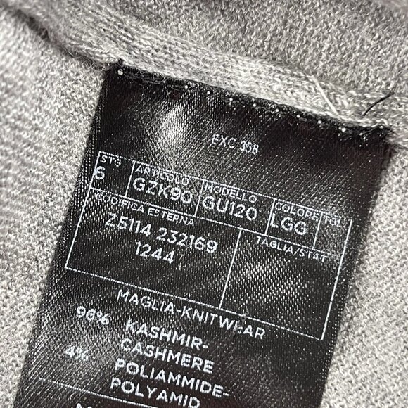 Gucci Cashmere G Logo Turtleneck Sweater Size XXL Gray Color GU120 - Picture 9 of 13